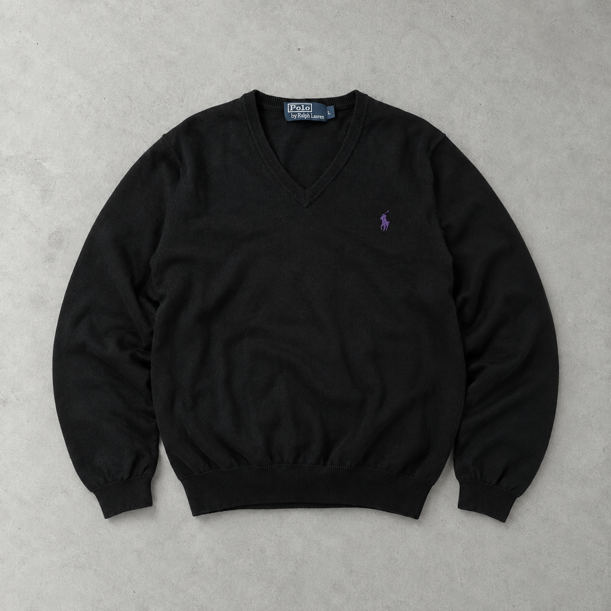 Polo Ralph Lauren Sweater Schwarz Rare (L)