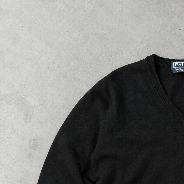 Polo Ralph Lauren Sweater Schwarz Rare (L)
