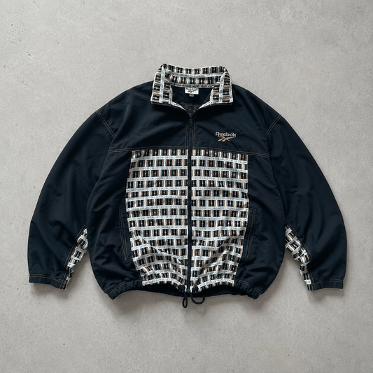 Reebok Jacket Black / Gold Rare (M)