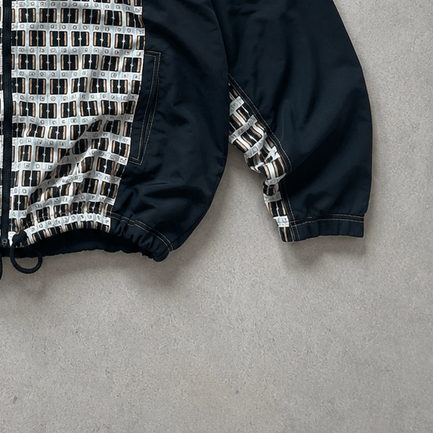 Reebok Jacket Black / Gold Rare (M)