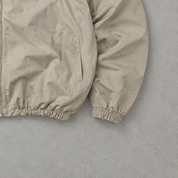 90s Ralph Lauren Shirt Beige Limited Stitched Logo (M)