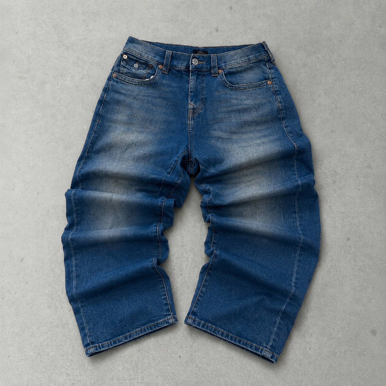 Y2K True Religion Jeans Blau, Marineblau Rare (W32 | DE 48)