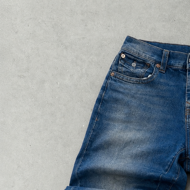 Y2K True Religion Jeans Blau, Marineblau Rare (W32 | DE 48)