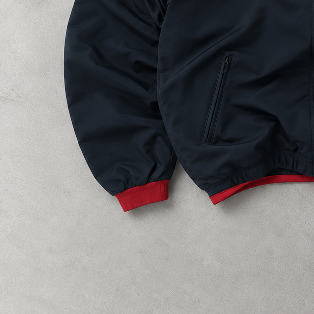 Adidas Jacket Marineblau, Rot Rare (Size S)