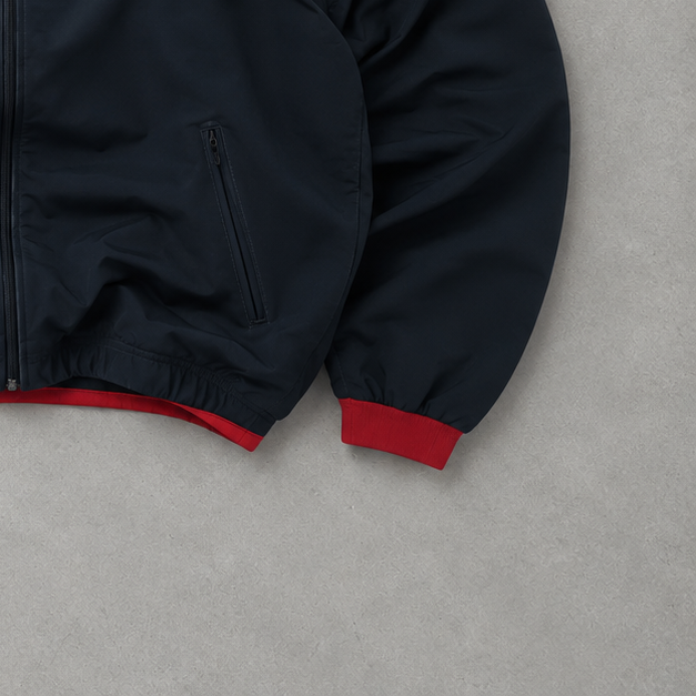 Adidas Jacket Marineblau, Rot Rare (Size S)