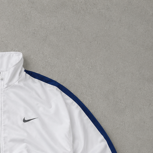 90s Nike Bomber Jacket Weiß Limited (Size S)