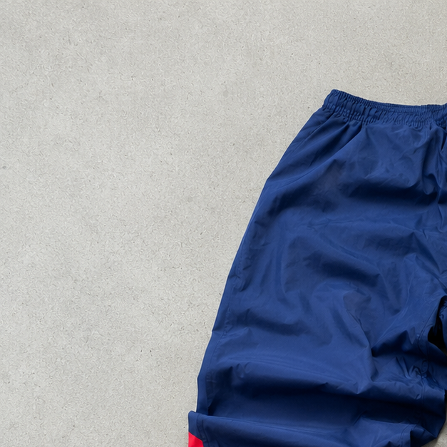 Y2K 90s ADIDAS Jeans Navy / Red Rare (L)