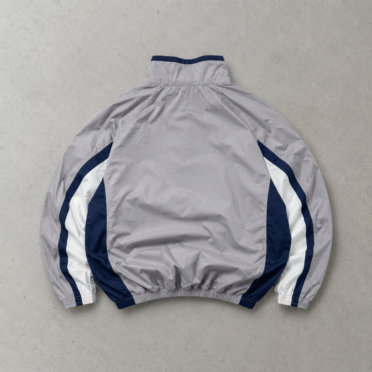 Y2K Reebok Windbreaker Grey / White Rare (XL)