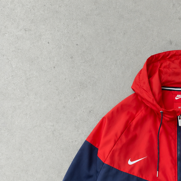 Nike Windbreaker Red Navy Limited (XXL) Stitched Logo