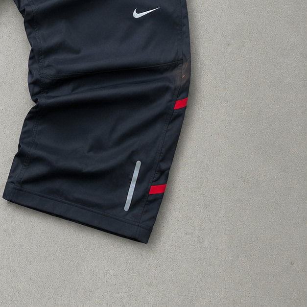 Nike Pants Schwarz, Rot Rare (L)