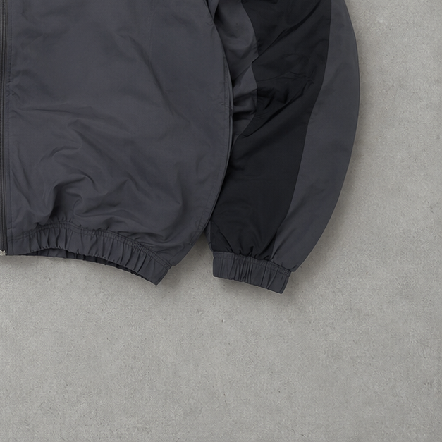 Y2K Adidas Track Jacket Grau, Schwarz Rare (Size M)