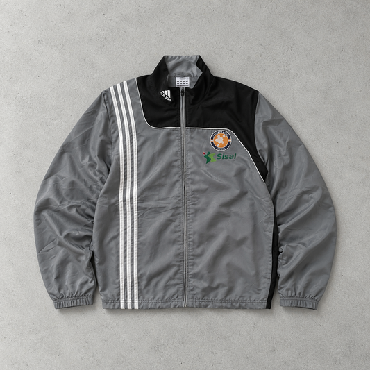 Adidas Windbreaker Grey / Black Rare (S)