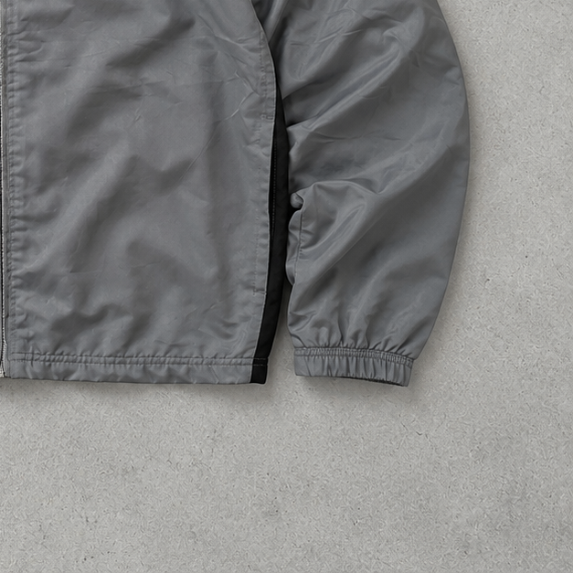 Adidas Windbreaker Grey / Black Rare (S)