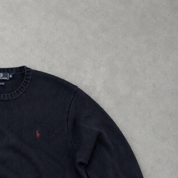 Ralph Lauren Sweater Marineblau Rare (XXL)