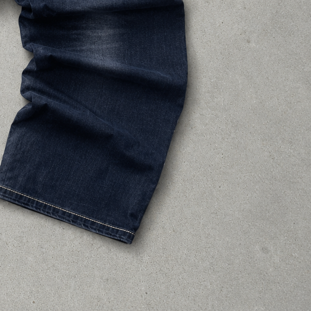 Y2K True Religion Jeans Marineblau, Blau Limited (W33 | DE 48)