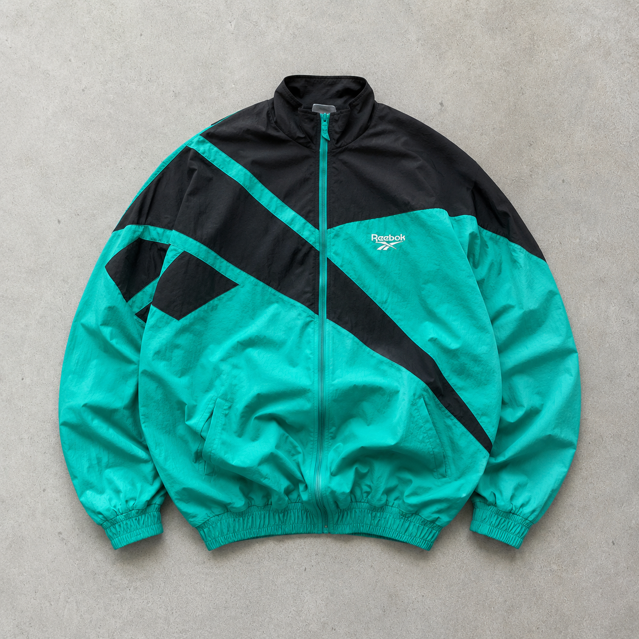 Reebok Jacket Green / Black Rare (S)