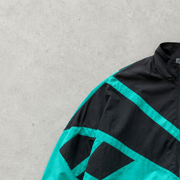 Reebok Jacket Green / Black Rare (S)