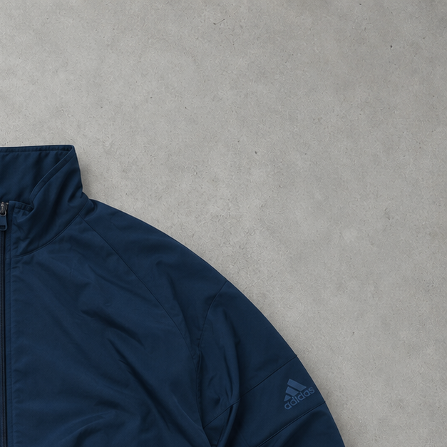 Veste de survêtement Adidas bleu marine rare (L)