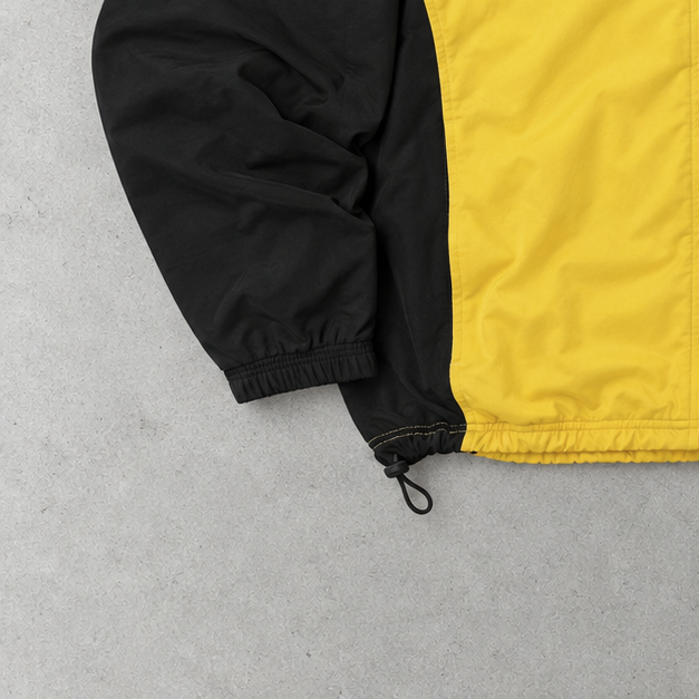 Y2K Adidas Rain Jacket Yellow / Black Rare (S)