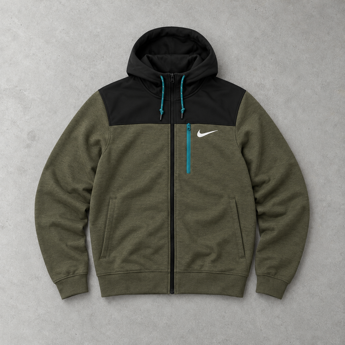 Nike Hoodie Khaki Rare (M)