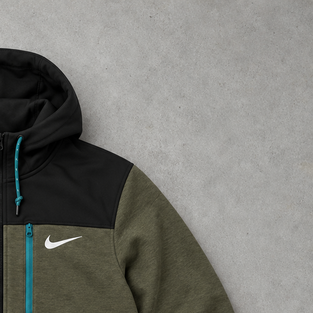 Nike Hoodie Khaki Rare (M)