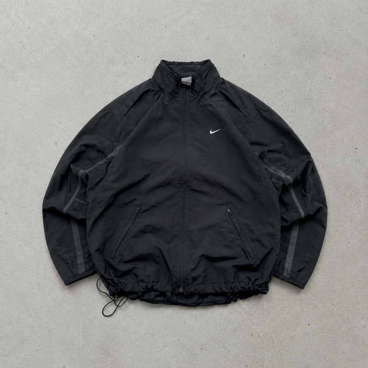 Y2K Nike Windbreaker Black Limited (XL)