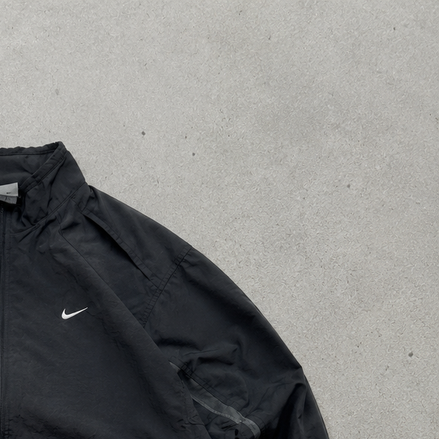 Y2K Nike Windbreaker Black Limited (XL)