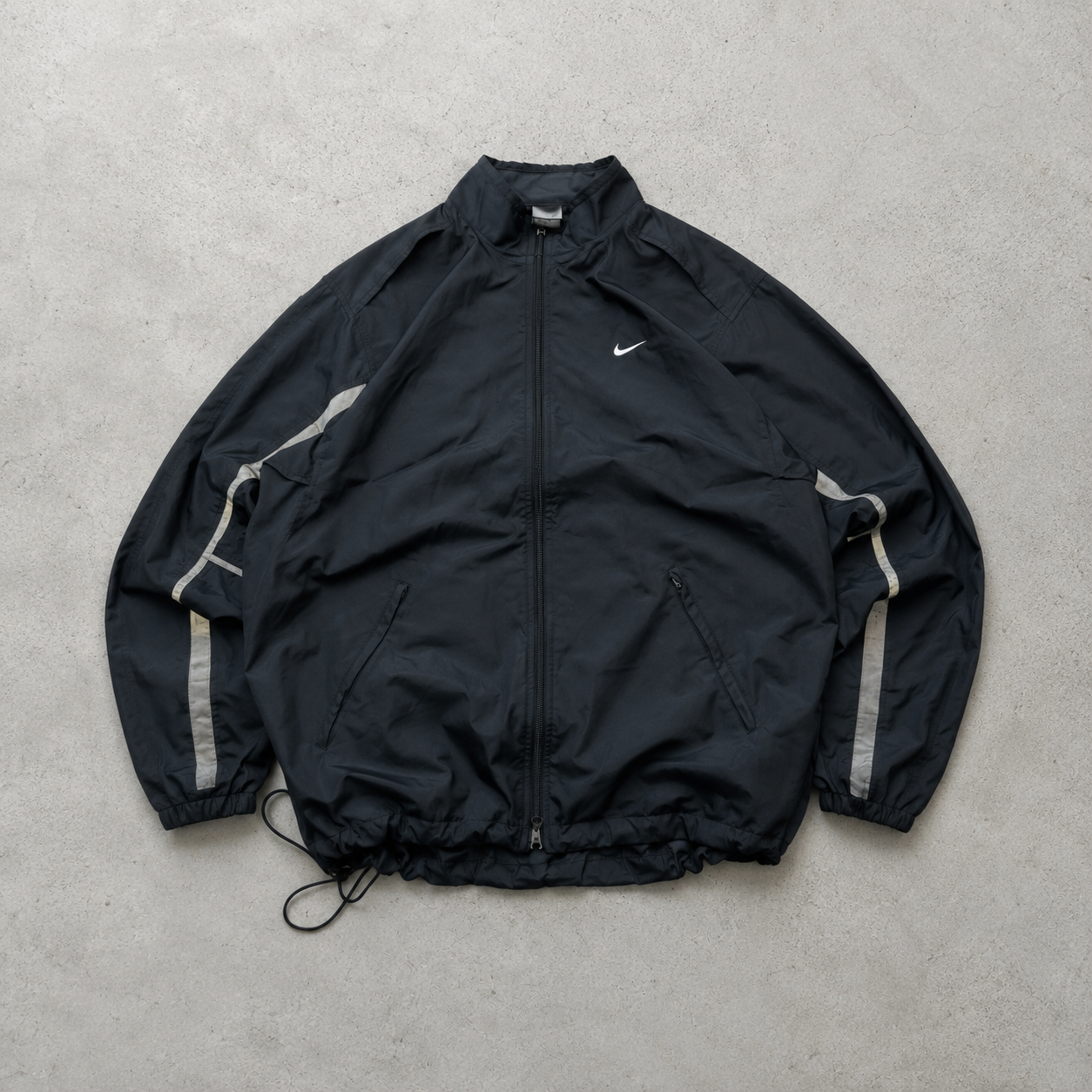 Y2K Nike Windbreaker Black Limited (XL)