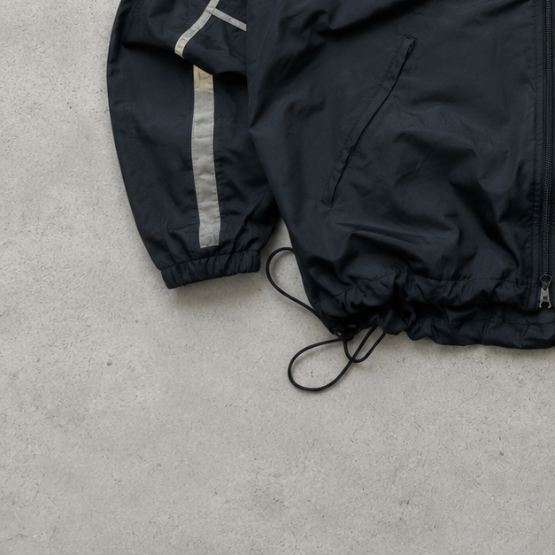 Y2K Nike Windbreaker Black Limited (XL)