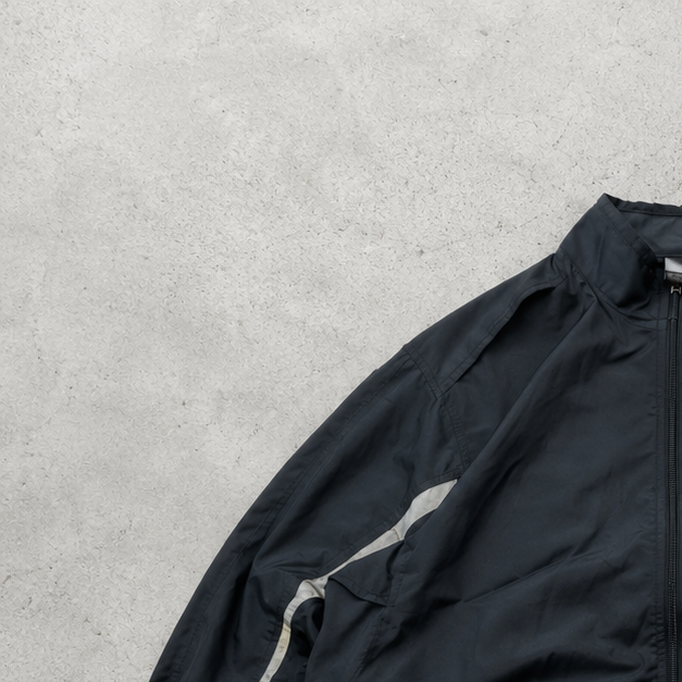 Y2K Nike Windbreaker Black Limited (XL)