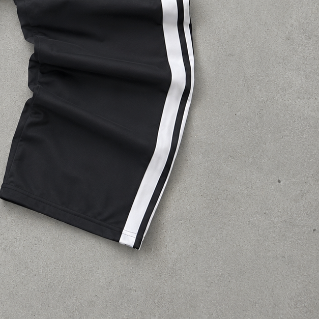 y2k Adidas Pants Schwarz, Weiß Rare Stitched Logo (XL)