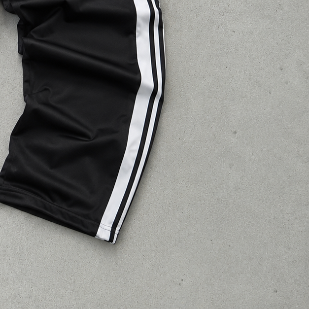 y2k Adidas Pants Schwarz, Weiß Rare Stitched Logo (XL)