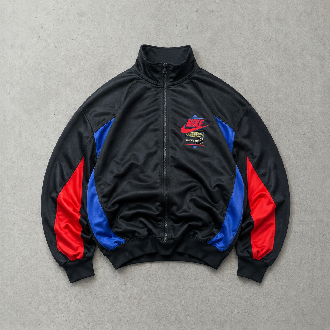 90s Nike Jacket Black, Red Limited (S)