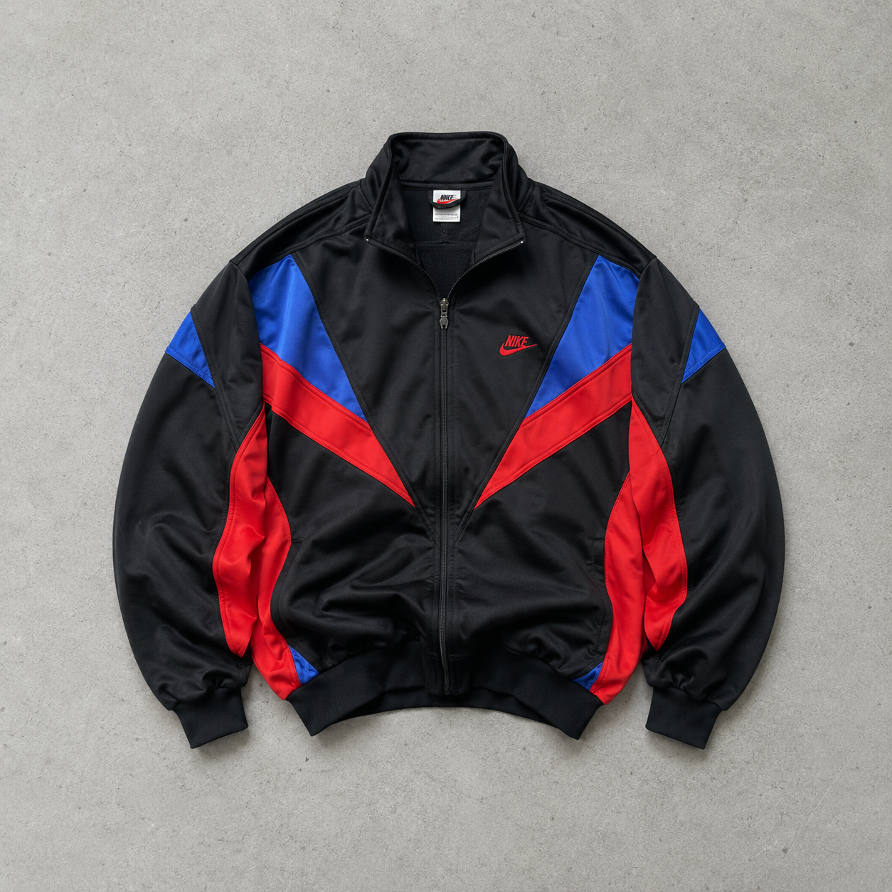 90s Nike Jacket Black, Red Limited (S)