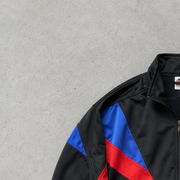90s Nike Jacket Black, Red Limited (S)