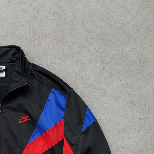 90s Nike Jacket Black, Red Limited (S)