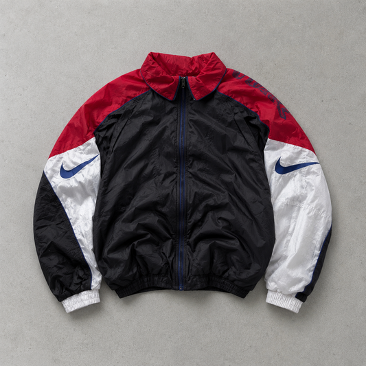 Nike Jacket Black, Red Rare (Size L)