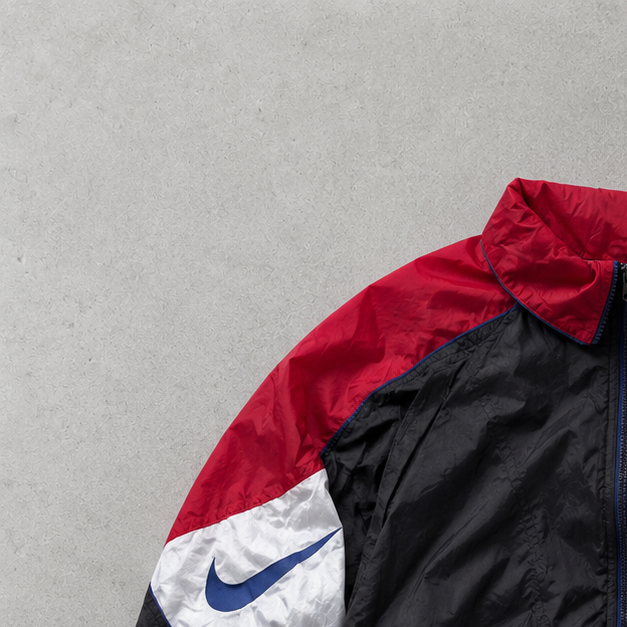 Nike Jacket Black, Red Rare (Size L)