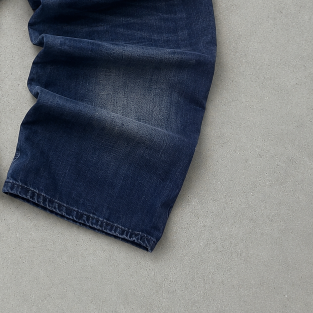 Y2K True Religion Jeans Marineblau, Blau Rare (W32 | DE 48)