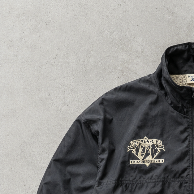 Y2K Reebok Windbreaker Blue / Navy Limited (L)