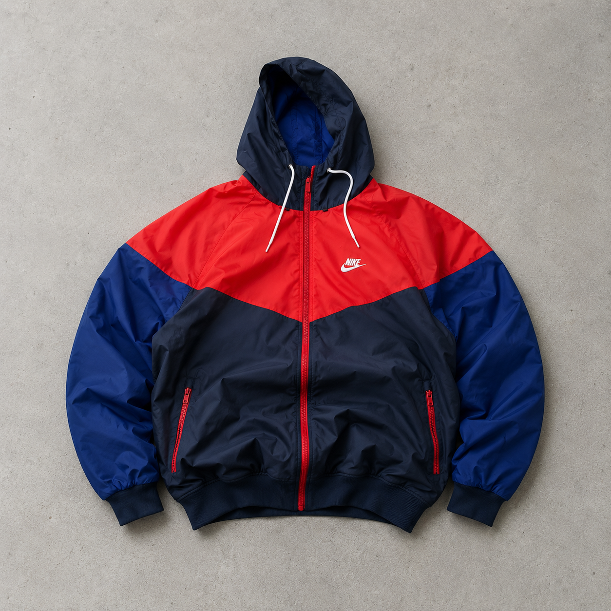 Nike Windbreaker Red Navy Rare (L)