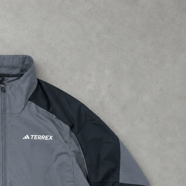 Adidas Jacke Grau / Schwarz Limitiert (M)