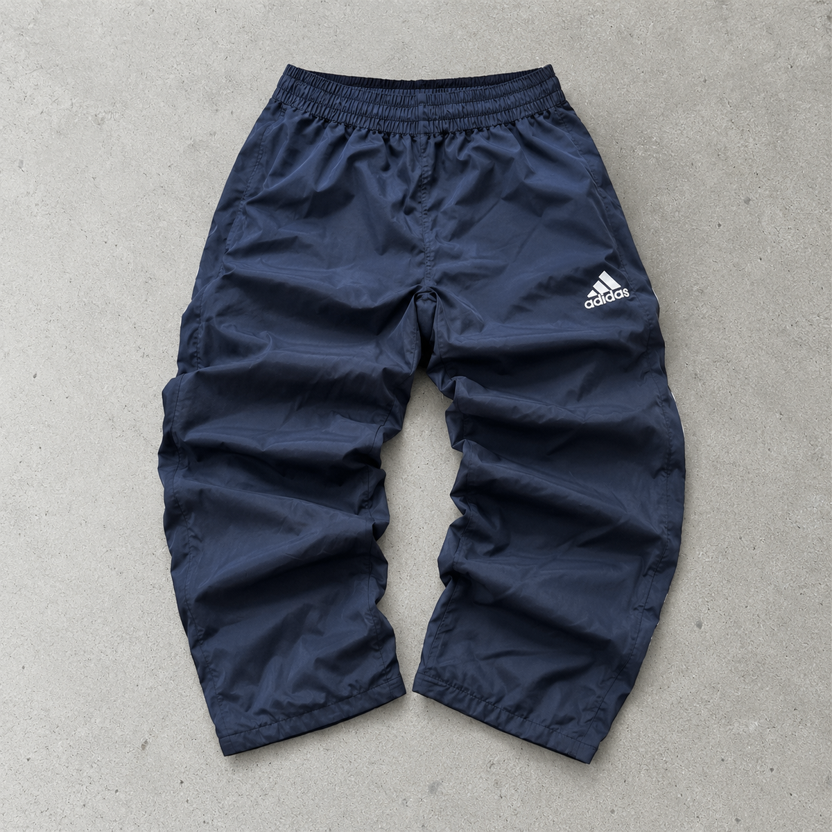 Y2K Adidas Track Pants Marineblau Limited (L)