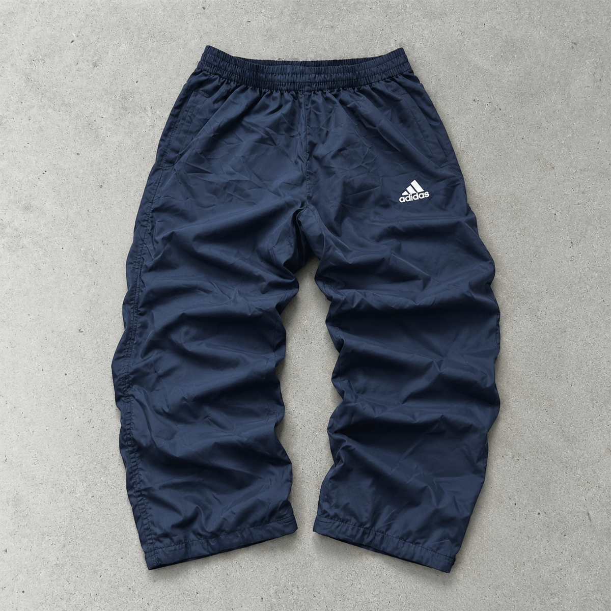 Y2K Adidas Track Pants Marineblau Limited (L)