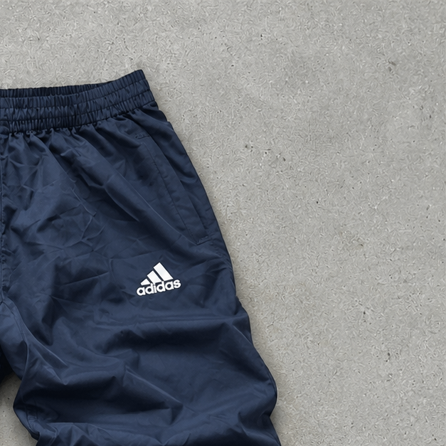 Y2K Adidas Track Pants Marineblau Limited (L)