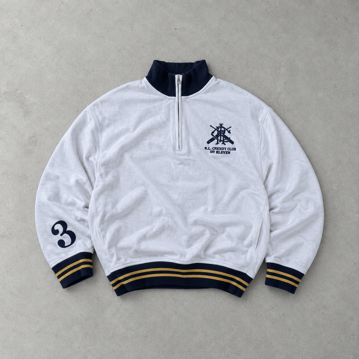 Y2K Polo Ralph Lauren Sweater Weiß Limited (XXL)