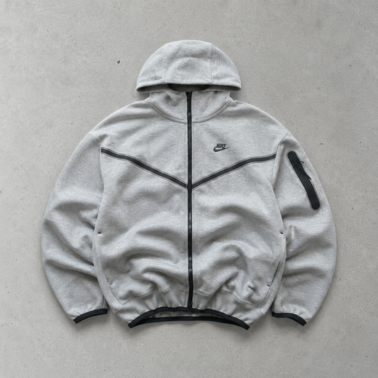 Nike Fleece Jacket Grey, Black Limited (S)