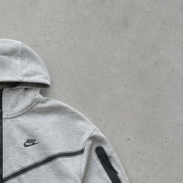 Nike Fleece Jacket Grey, Black Limited (S)