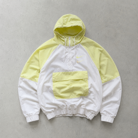 Nike Windbreaker White Yellow Limited (L)