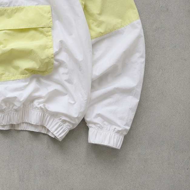Nike Windbreaker White Yellow Limited (L)